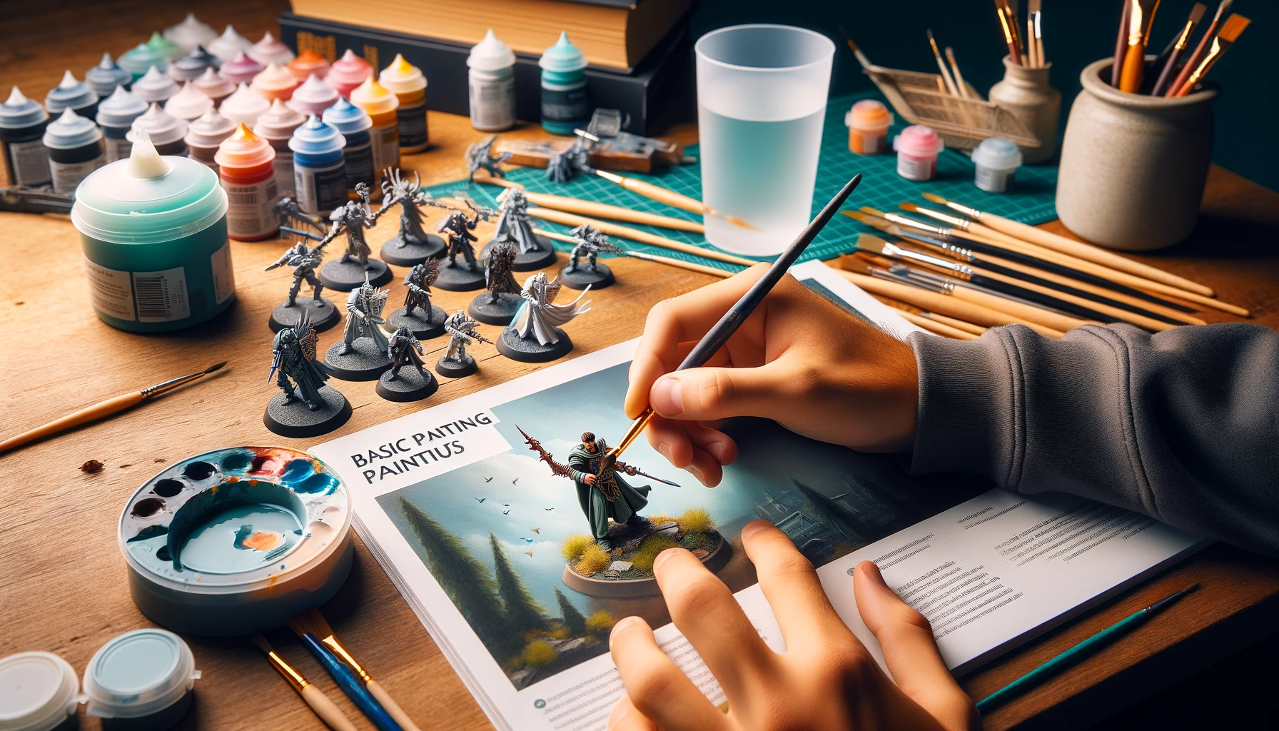 conseils de base pour la peinture de figurines miniatures